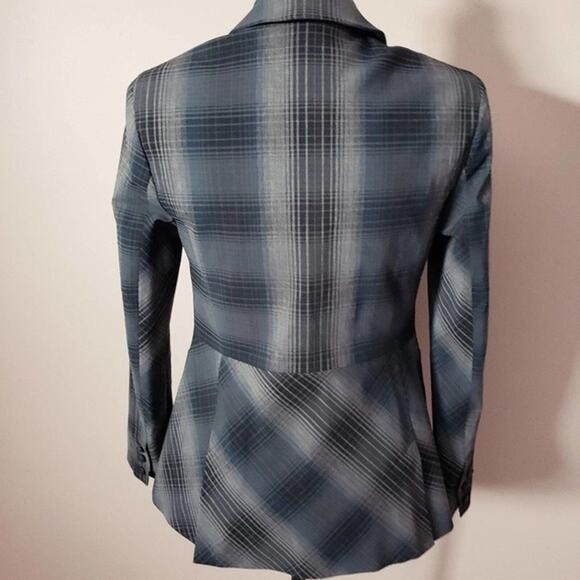 LKNW RACHEL Rachel Roy Blazer Plaid Blazer jacket 8 (U3 - Picture 2 of 6